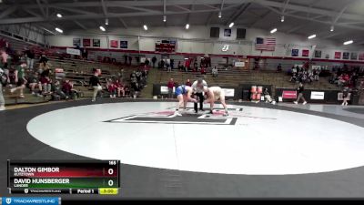 165 lbs Quarterfinal - Dalton Gimbor, Kutztown vs David Hunsberger, Lander