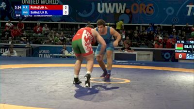92 kg Round Of 16 - Arkadzi Pahasian, Blr vs Denys Sahaliuk, Ukr