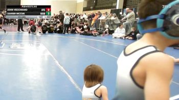 73 lbs Rr Rnd 3 - John Vecchiano, Apex - ESC vs Xavier Mccue, Maine Hammahs - ESC