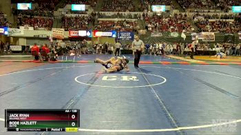 AA - 138 lbs Champ. Round 1 - Bode Hazlett, Butte vs Jack Ryan, Billings West