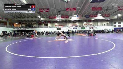 207 lbs Champ. Round 1 - Alyson Krum, Hawkeye Community College vs Gemma Templeman, Emmanuel University