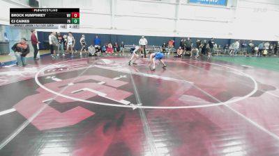 C-120 lbs Final - Brock Humphrey, WV vs Cj Caines, PA