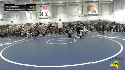 85 lbs Quarterfinal - Benedetto Annoscia, Apex Wrestling NYC (Hudson Valley) vs Blake Decker, Xtreme Wrestling