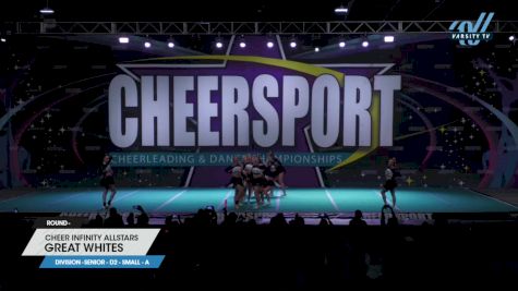 Cheer Infinity Allstars - Great Whites [2023 L4 Senior - D2 - Small - A] 2023 CHEERSPORT National All Star Cheerleading Championship
