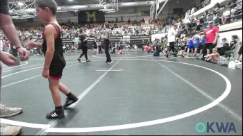 52 lbs Round Of 16 - Griffyn Moyer, Del City Little League Wrestling vs Jace Wright, Tuttle Wrestling