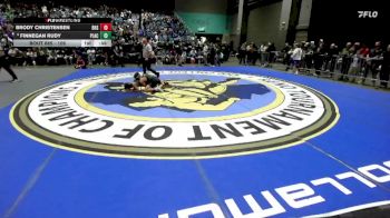 106 lbs Cons. Round 1 - Finnegan Rudy, Placer vs Brody Christensen, Basha