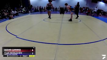 190 lbs Quarterfinal - Tyler-Nicholas Ritz, Virginia Team Predator vs Zackary Cummings, Virginia Elite Wrestling Club
