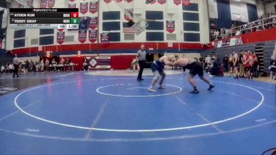 285 lbs Round Of 16 - Ayden Kun, Burrell vs Teddy Gray, Burgettstown