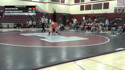 113 lbs Round 1 (3 Team) - Ari Groothuis, Marion vs Leo Burgess, Mount Vernon