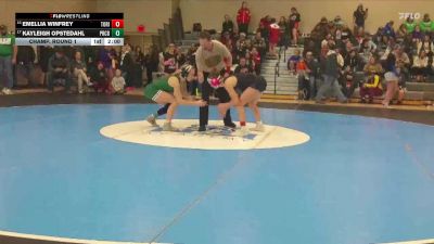 115 lbs Champ. Round 1 - Kayleigh Opstedahl, Powder River Co. (Broadus) vs Emellia Winfrey, Tongue River