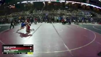 130 lbs Quarterfinal - Kaylee Easter, Wewahitchka vs Rachel Ferreter, Freedom (Orlando)