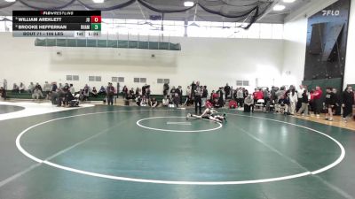 106 lbs Round Of 16 - William Areklett, Joel Barlow vs Brooke Heffernan, RHAM