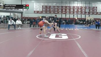 144 lbs Semifinal - Sean Callahan, Tewksbury vs Jacoby Flynn, Norton