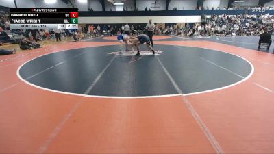 174 lbs Champ. Round 2 - Jacob Wright, Washington And Lee vs Garrett Boyd, Wheaton