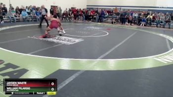 152 lbs Champ. Round 2 - Jayden Waste, Maple Grove vs William Pilarski, Holdingford