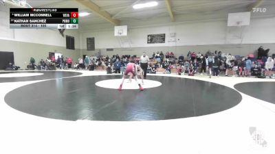 100 lbs Champ. Round 2 - Nathan Sanchez, Wright Wrestling Academy vs William McConnell, Albiani