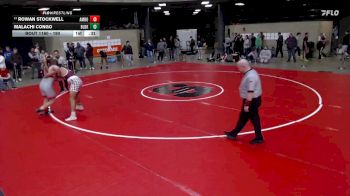 190 lbs 3rd Place Match - Rowan Stockwell, Unattached vs Malachi Congo, Unattached