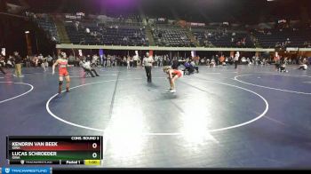 117 lbs Cons. Round 3 - Kendrin Van Beek, Iowa vs Lucas Schroeder, Iowa