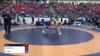 70 kg Quarters - Michael Blockhus, Gopher Wrestling Club - RTC vs Doug Zapf, Pennsylvania RTC