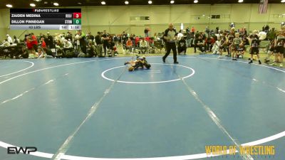43 lbs Rr Rnd 1 - Zaiden Medina, Regulators 9U 1 vs Dillon Finnegan, Storm 9U