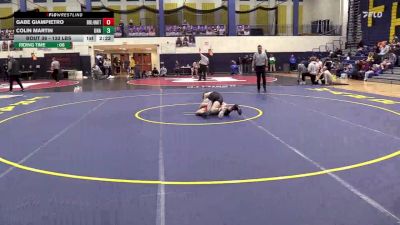 133 lbs Round Of 16 - Gabe Giampietro, Drexel- Unattached vs Colin Martin, Unattached