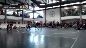 121-128 lbs Cons. Round 2 - Levi Brown, Siwa vs Andrew Hernandez, Naperville North