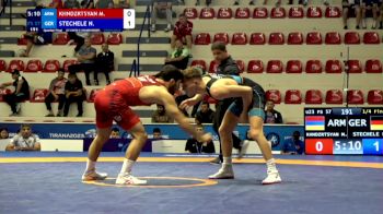 57 kg 1/4 Final - Manvel Khndzrtsyan, Armenia vs Niklas Stechele, Germany