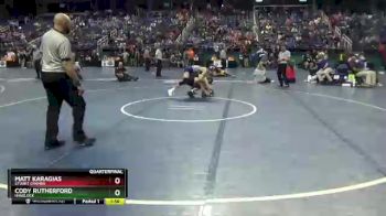 3 lbs Quarterfinal - Matt Karagias, Stuart Cramer vs Cody Rutherford, Havelock