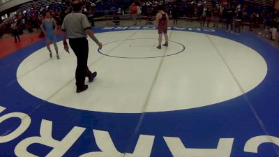 14U Boys - 132 lbs Champ. Round 1 - Gavin Snyder-Davis, Leo Wrestling Club vs Ryder Zychek, South Side Wrestling Club