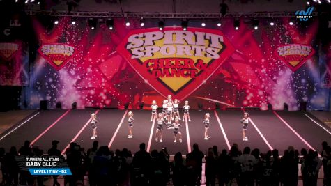 Turners All Stars - Baby Blue [2025 L1 Tiny - D2 Day 2] 2025 Spirit Sports Myrtle Beach Nationals