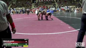 120 lbs Cons. Round 2 - Christopher Brown, Mountain Brook vs Braylon Hanby, Stanhope Elmore