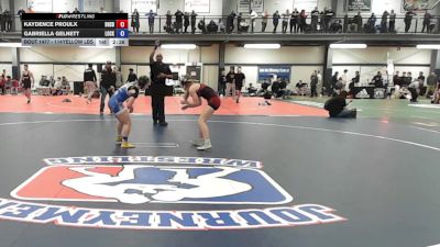 114Yellow lbs Rr Rnd 1 - Kaydence Proulx, Bhsbs vs Gabriella Gelnett, Lockport