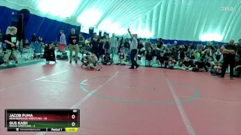 80 lbs Round 3 (8 Team) - Jacob Puma, Neighborhood Wrestling vs Gus Kash, Rogue Wrestling