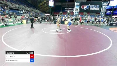 113 lbs Cons 16 #1 - Cooper Hinz, IA vs Peyton Hubbard, NY