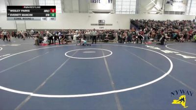 74 lbs Cons. Round 5 - Wesley Parks, Apex Wrestling NYC (Hudson Valley) vs Everett Mancini, BH-BL Youth Wrestling