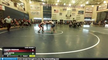 165 lbs Cons. Round 2 - Parker Freeman, Othello vs Luke Bayne, Ellensburg