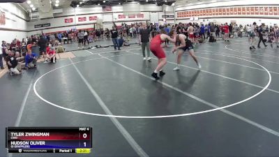 215 lbs Cons. Semi - Tyler Zwingman, CWO vs Hudson Oliver, GI Grapplers