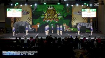 American Cheer Elite - radar [2026 L3 Junior - Flex - D2 Day 2] 2026 ASC King of the Jungle Chicago Showdown