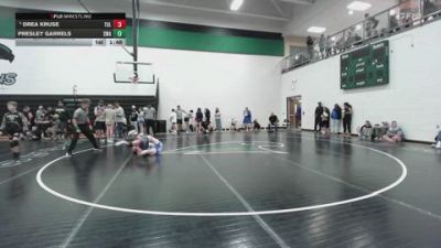 105 lbs Quarterfinal - Presley Garrels, Shelton Wrestling Academy vs Drea Kruse, NWA