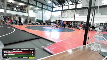 153-157 lbs Cons. Round 1 - Austin Stromberger, Plainfield East vs Keyton King, PSF