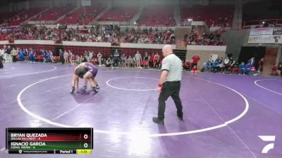 190 lbs Round 1 (16 Team) - Ignacio Garcia, Comal Pieper vs Bryan Quezada, Dallas Hillcrest