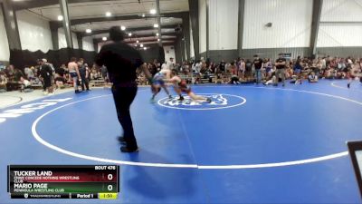 175 lbs Quarterfinal - Mario Page, Peninsula Wrestling Club vs Tucker Land, CNWC Concede Nothing Wrestling Club