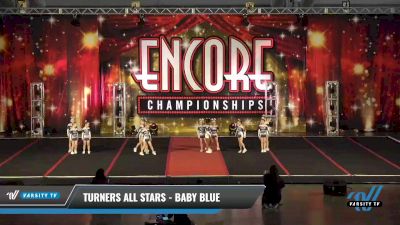 Turners All Stars - Baby Blue [2021 L1 Tiny - D2 Day 1] 2021 Encore Championships: Pittsburgh Area DI & DII