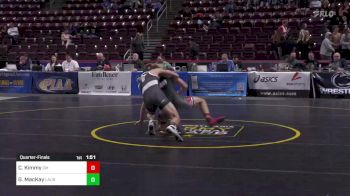 160 lbs Quarterfinal - Chance Kimmy, General McLane vs Grant MacKay, Laurel