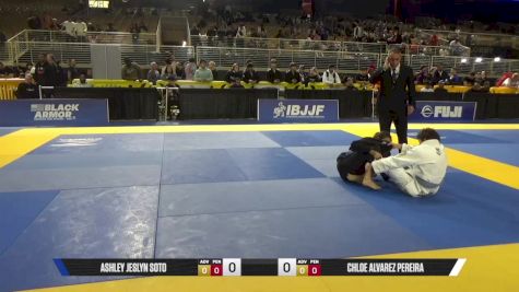 Chloe Alvarez Pereira vs Ashley Jeslyn Soto 2025 Pan Jiu Jitsu IBJJF Championship