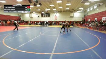 138 lbs Champ. Round 2 - Jack Bronte, Granada vs Diesel Ganley, Casa Grande