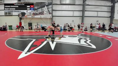 74 kg Champ. Round 3 - Logan Cravatas, Ohio Wrestling vs Riley Bower, Buffalo Valley Regional Training Center