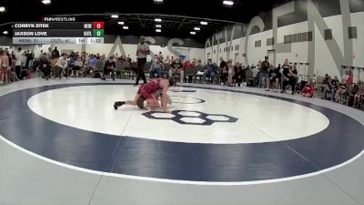60 lbs Round 5 (6 Team) - Jaxson Love, Indiana Outlaws vs Corbyn Zitek, Nebraska Elite