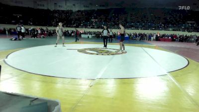 143 lbs Consi Of 16 #2 - Crew Budowski, Duncan Demons vs Zane Underwood, Pryor Tigers Wrestling