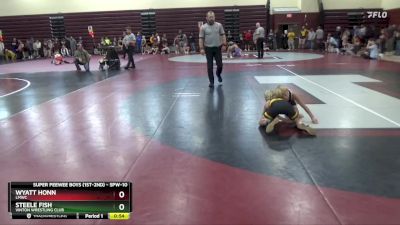 SPW-10 lbs Round 3 - Steele Fish, Vinton Wrestling Club vs Wyatt Honn, LMWC